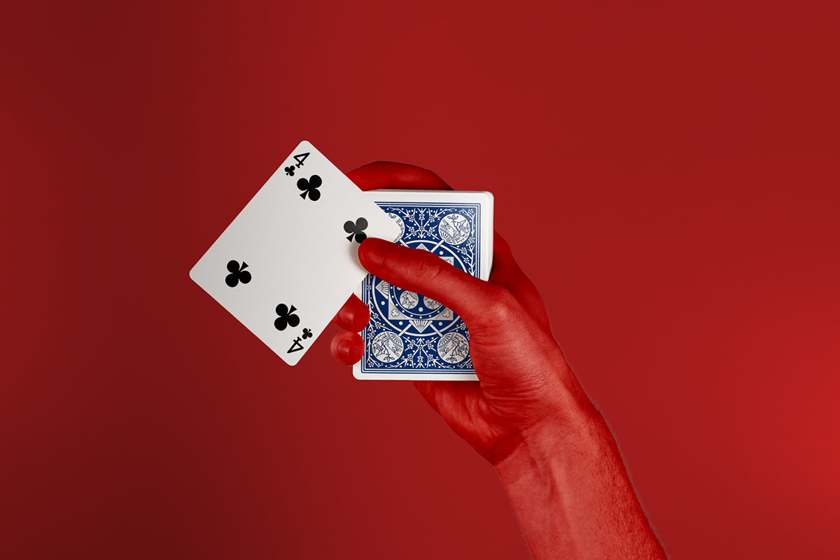 cards colorful creative hands Mockup photoshop Playing Cards Poker SmartObjects USPCC