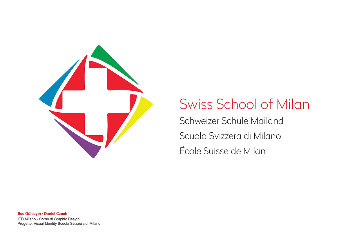 swiss swiss design Switzerland Swiss Brand IED milano brand identity Swiss logo contest istituto europeo di design