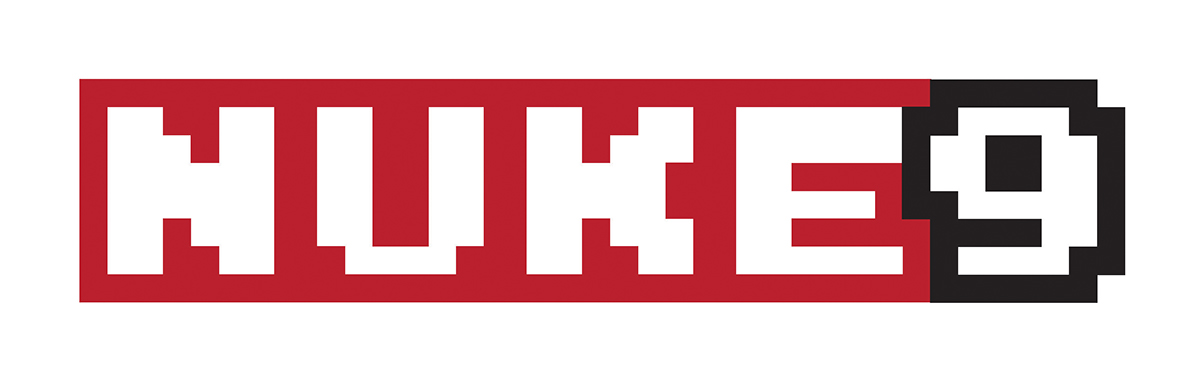 bitmap logodesign identity Gaming Nuke9 OnlineGaming Gamer design branding 