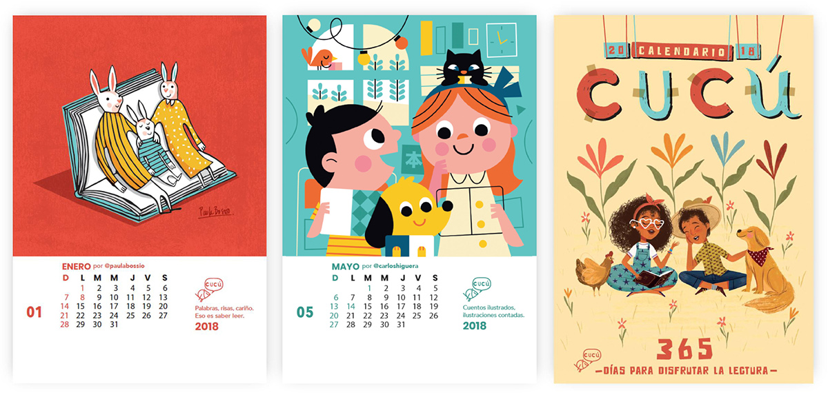 calendar ILLUSTRATION  Character design  carloshiguera ilustración infantil