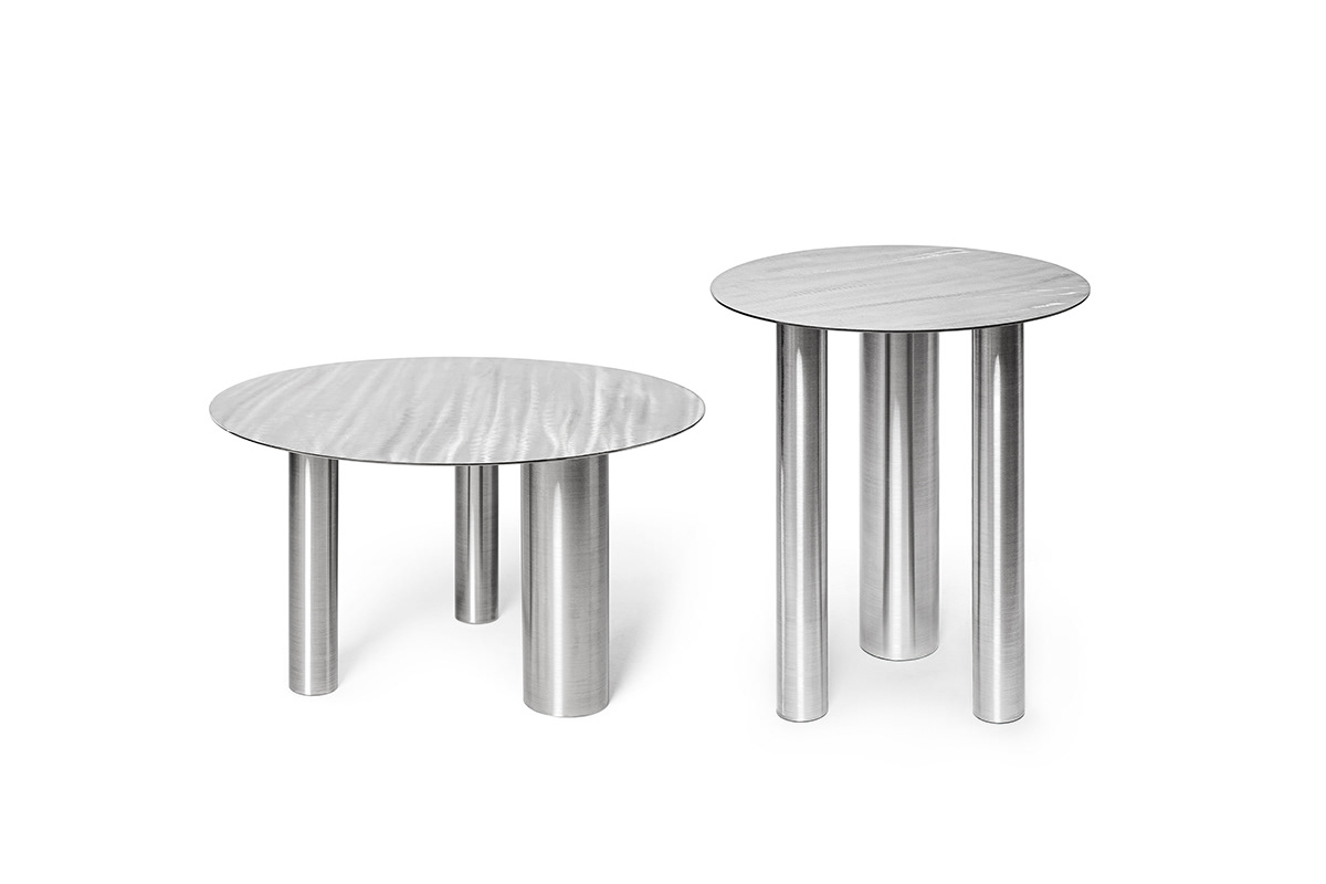 Coffee furniture LOW metal noom side table Sokolova steel table ukraine
