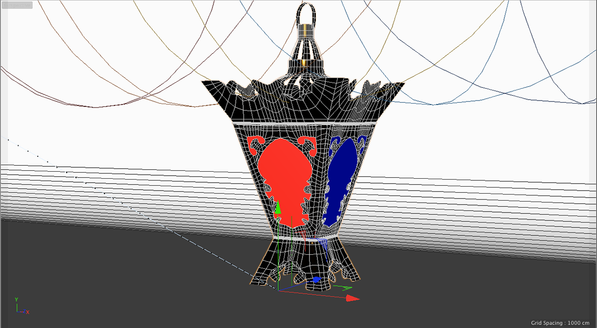 ramadan 3dlantern 3D c4d lantern modeling