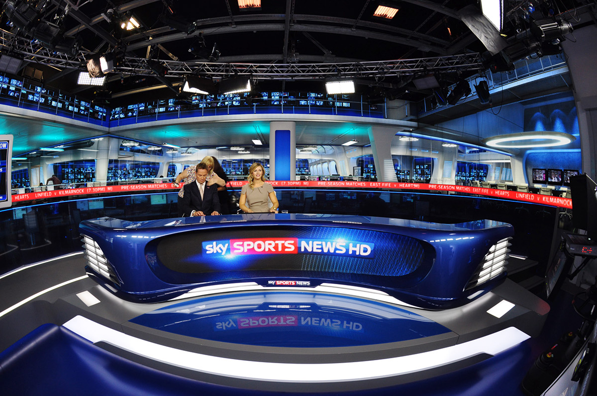 SKY Sky Sports Set Extension backdrop