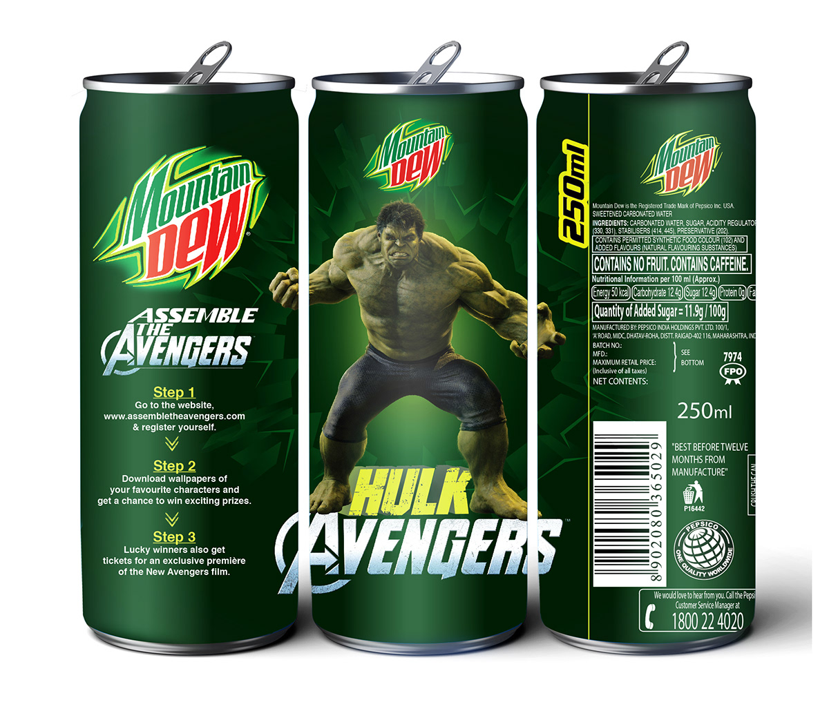 Mountain Dew Avengers