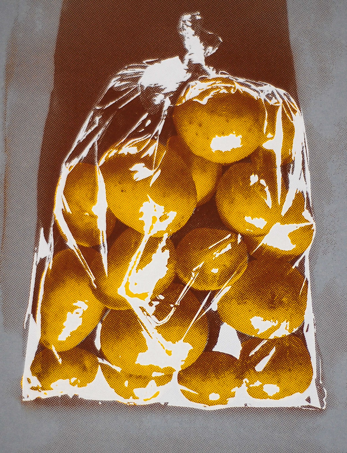 Serigraphy serigraph serigrafia silk-screen SILK potatoes reticule bag of potatos saco de batatas homem ou saco de batatas