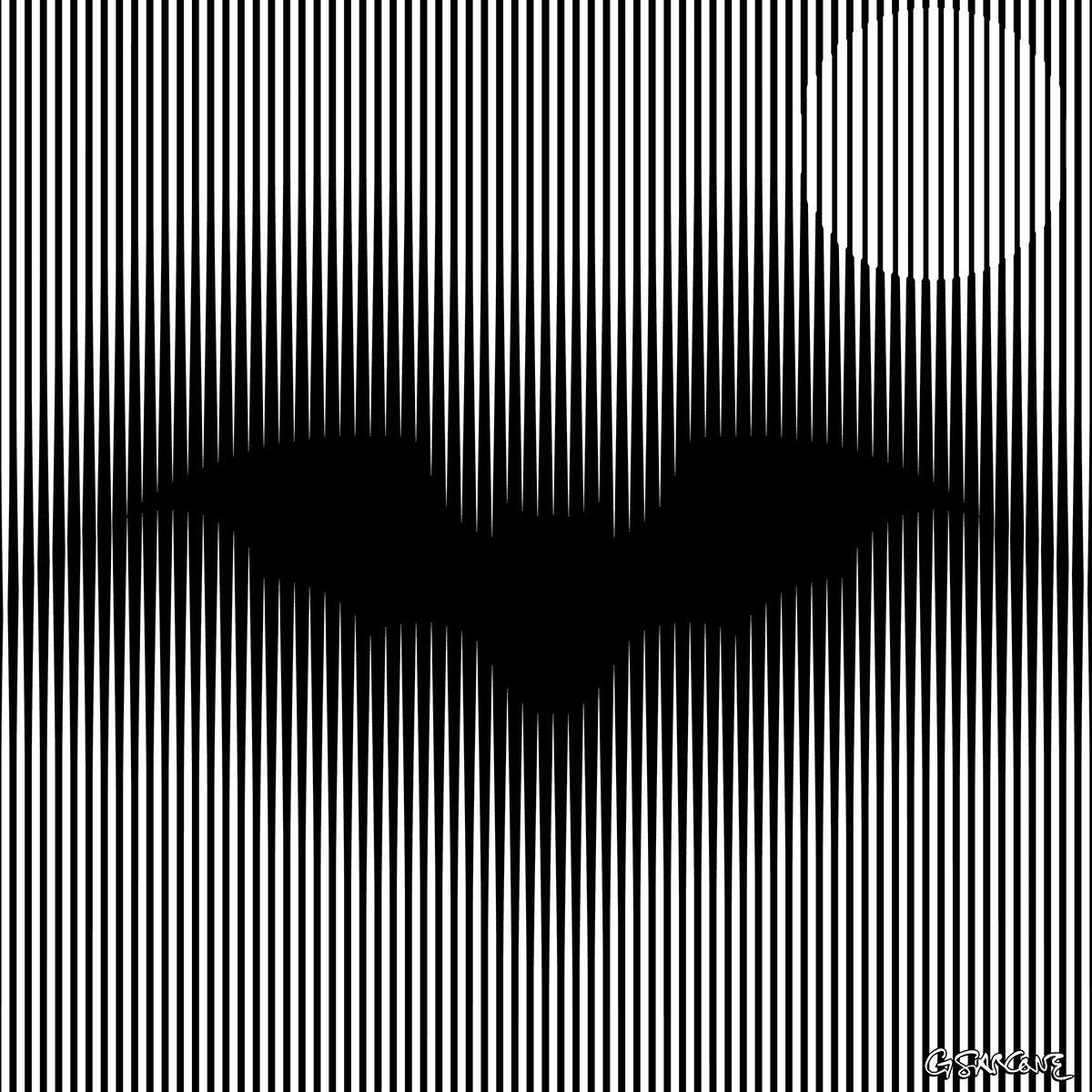 autokinetic illusion self-moving visual illusion optical effect best illusion of gianni sarcone