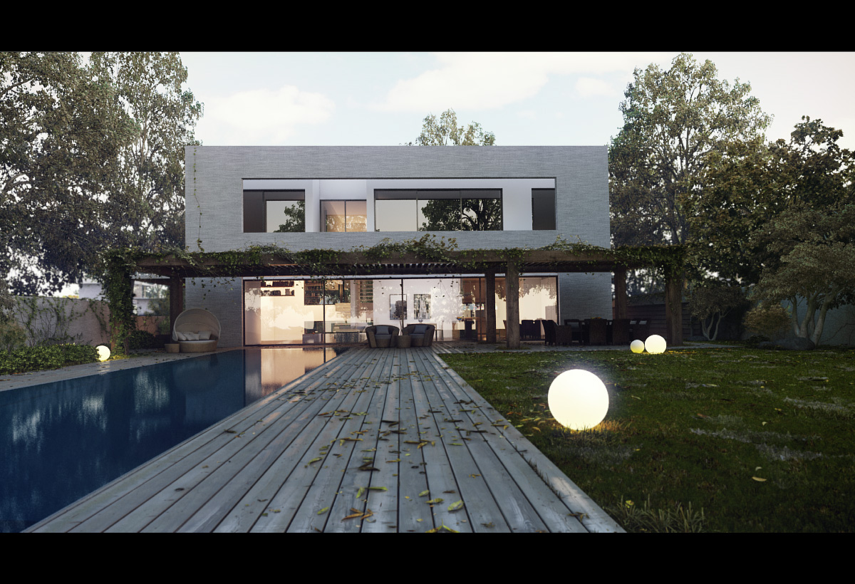 3D Villa Interior aiko studio CG CGI 3dmax visualization