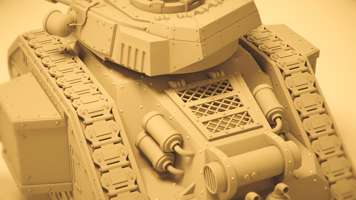 Warhammer Tank HardSurface 3D