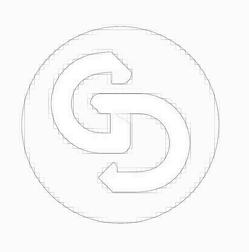logo design contemporain new gd Guillaume DUBAS pure minimalist