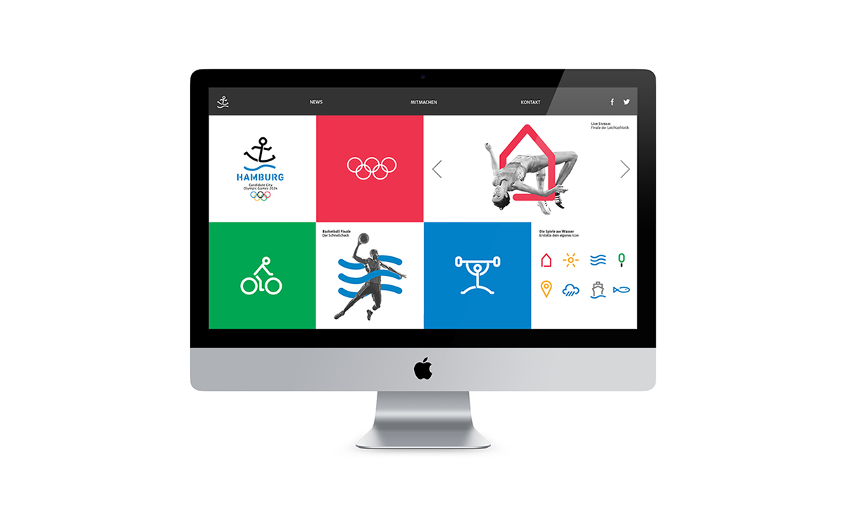 Olympics Olympic Games Corporate Design branding  Corporate Identity graphic design  logo hamburg hojin kang olympic candidate city
