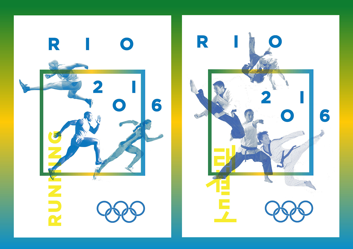 Olympics Games rio  2016 rio de janairo Brazil  sport  running  athletics taekwondo  judo gradient