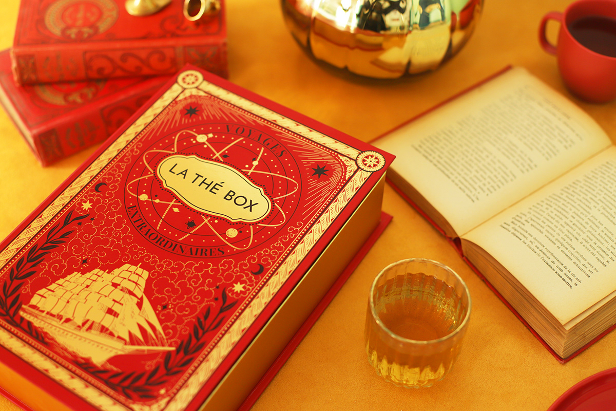 Thé Box Jules Verne ready for tea time