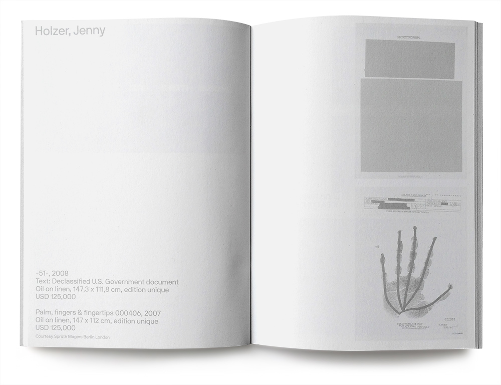 Jenny Holzer Dan Graham John Baldesari exhibition catalogue Signage NB-International