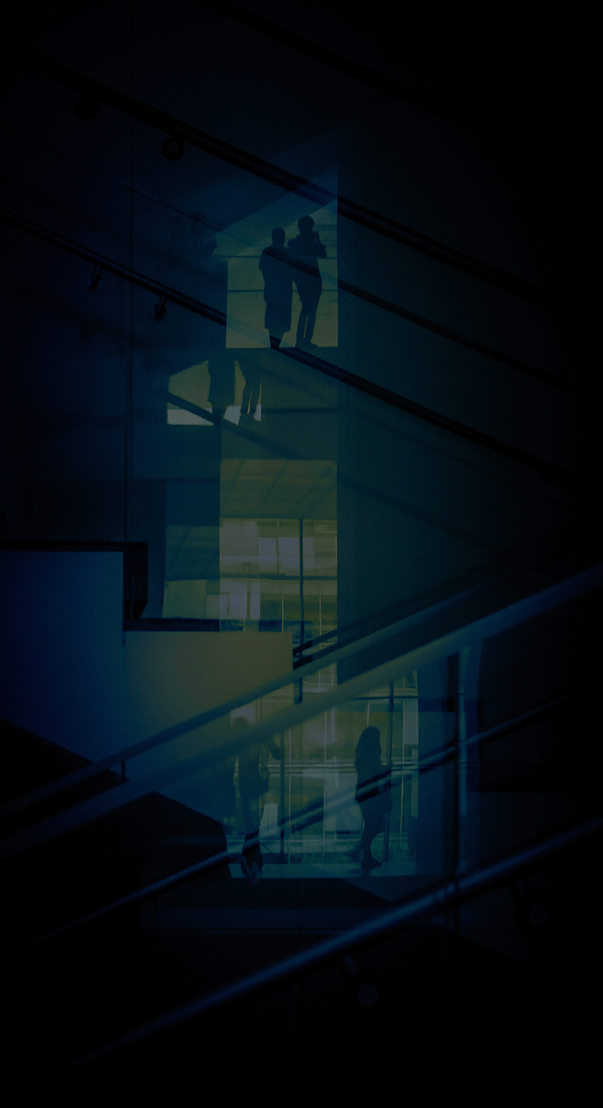 architecture blue Isolated moma New York people Photography  photoshop solitary street photography