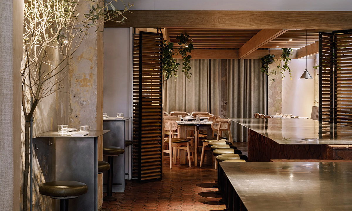 Interior photography of Firebird restaurant in London