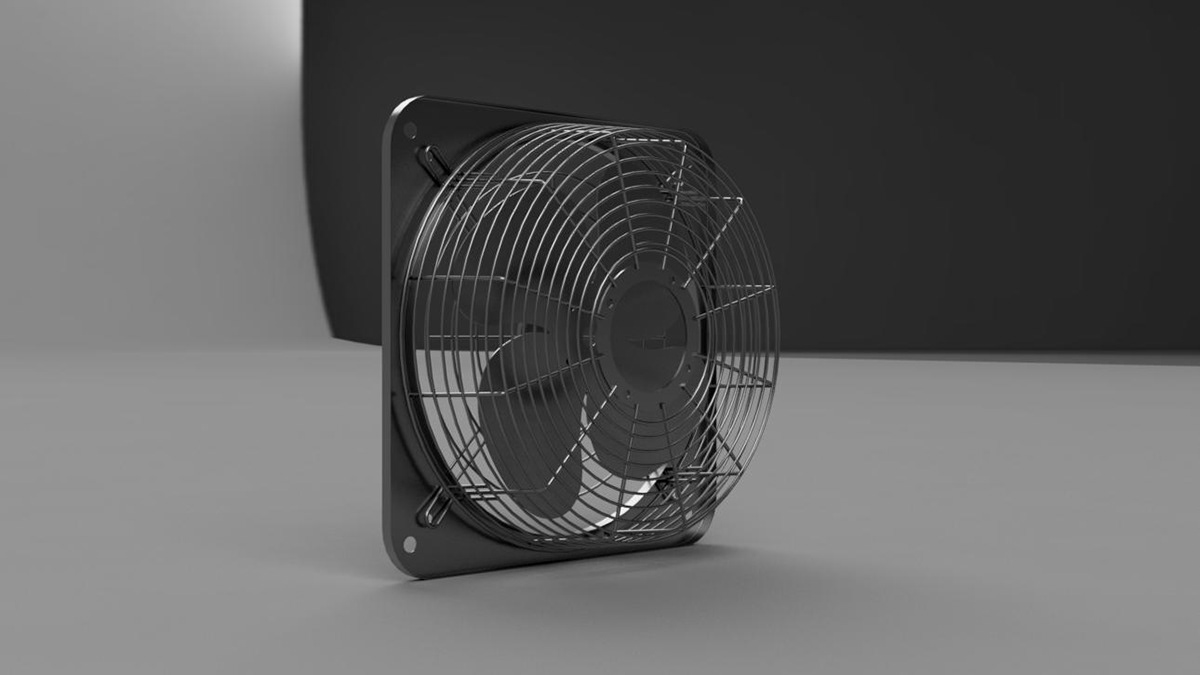 3d modeling design exhaust fan fusion 360 industrial industrial design  metal metal works product product design 