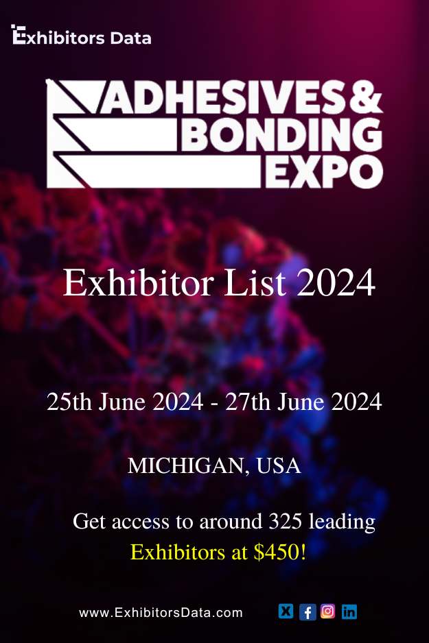 Adhesives & Bonding Expo Exhibitor List 2024