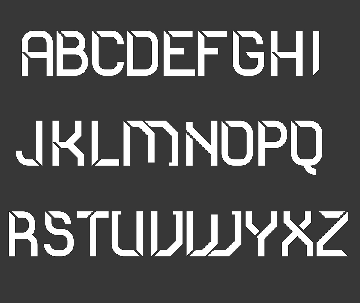 verdear rounded tipografia