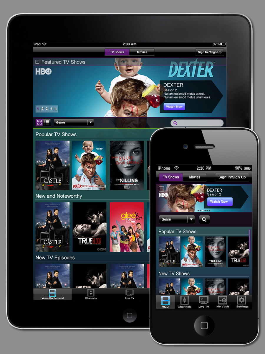 video on demand  mobile design Webdesign  graphic design  user experience Live TV  UXD  cisco