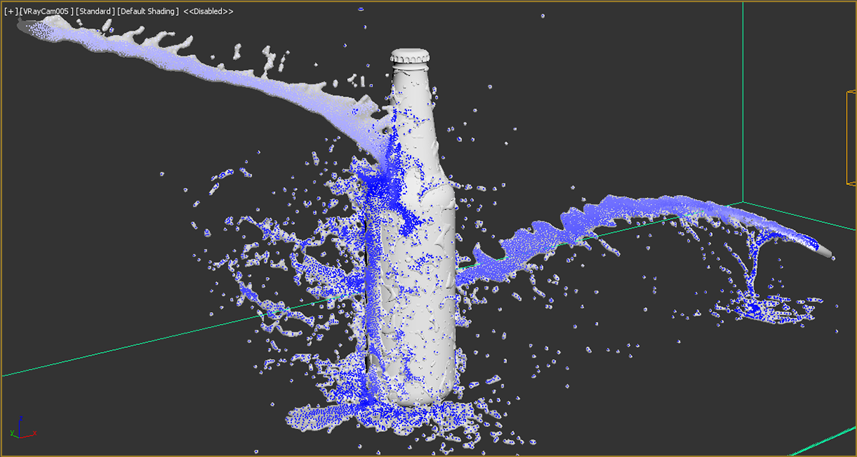 3dsmax chaos design fluidos Model3D motion PhoenixFD Render simulation vray