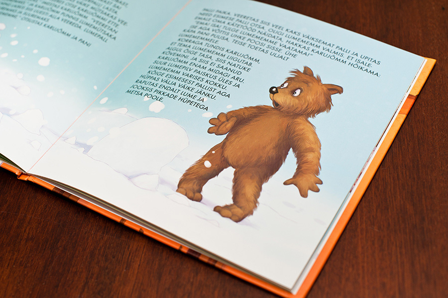 children's book teddy bear estonian