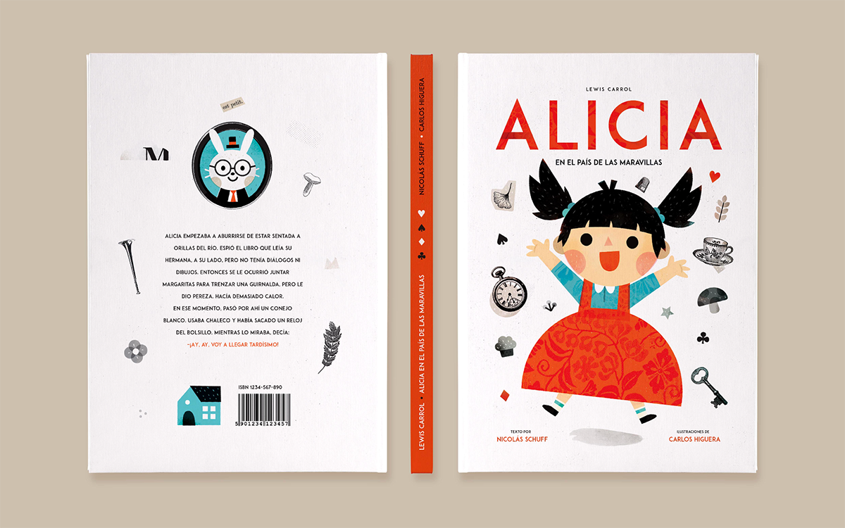 alice in wonderland ILLUSTRATION  libros infantiles Illustrated book