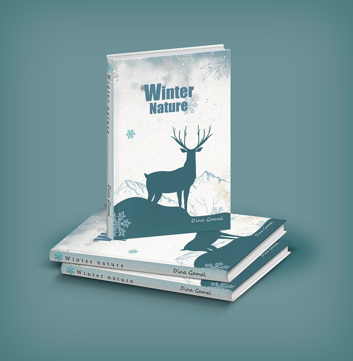 book cover design Illustrator InDesign vector