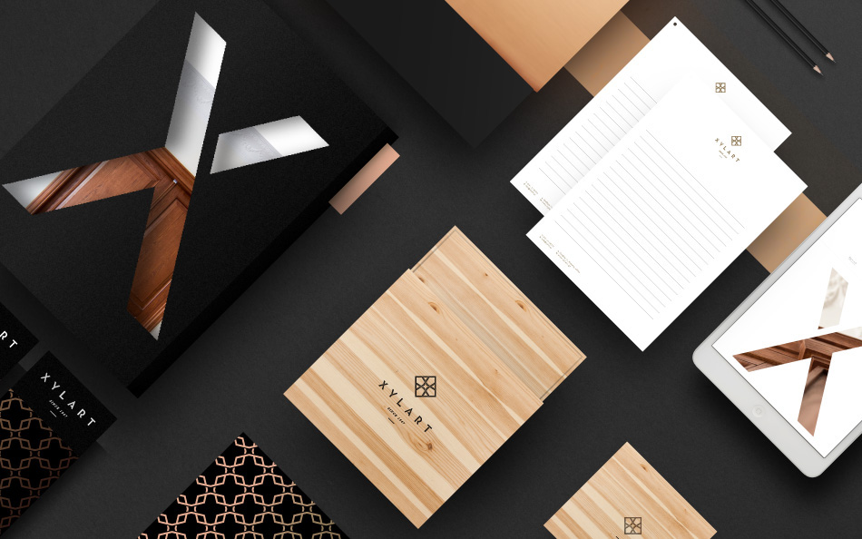 xylart wood logo mark athens stit angelos botsis emblem boutique xylo identity art woodwork wacom pantone