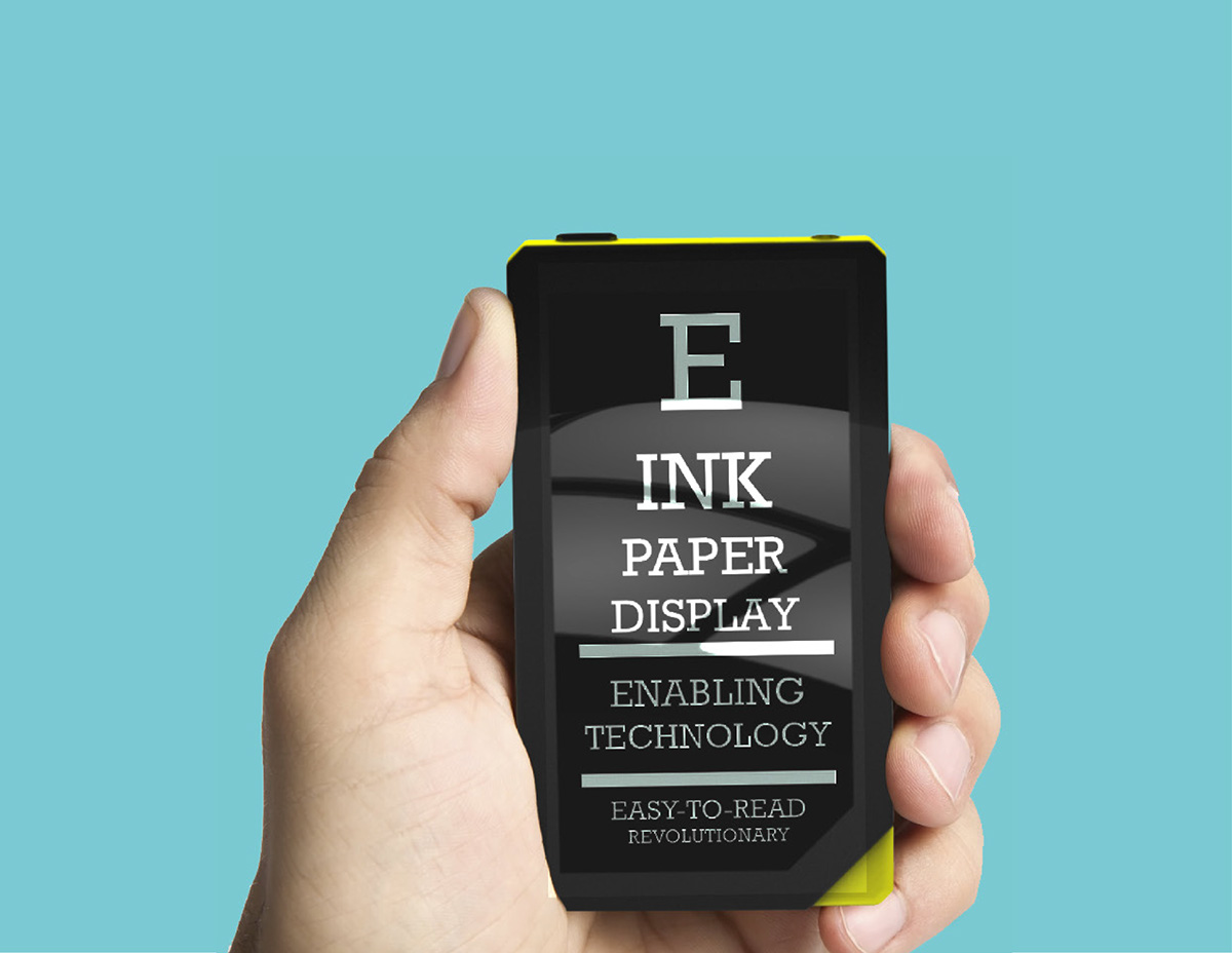 design for your product lifetime  celphone e-ink 3d printing