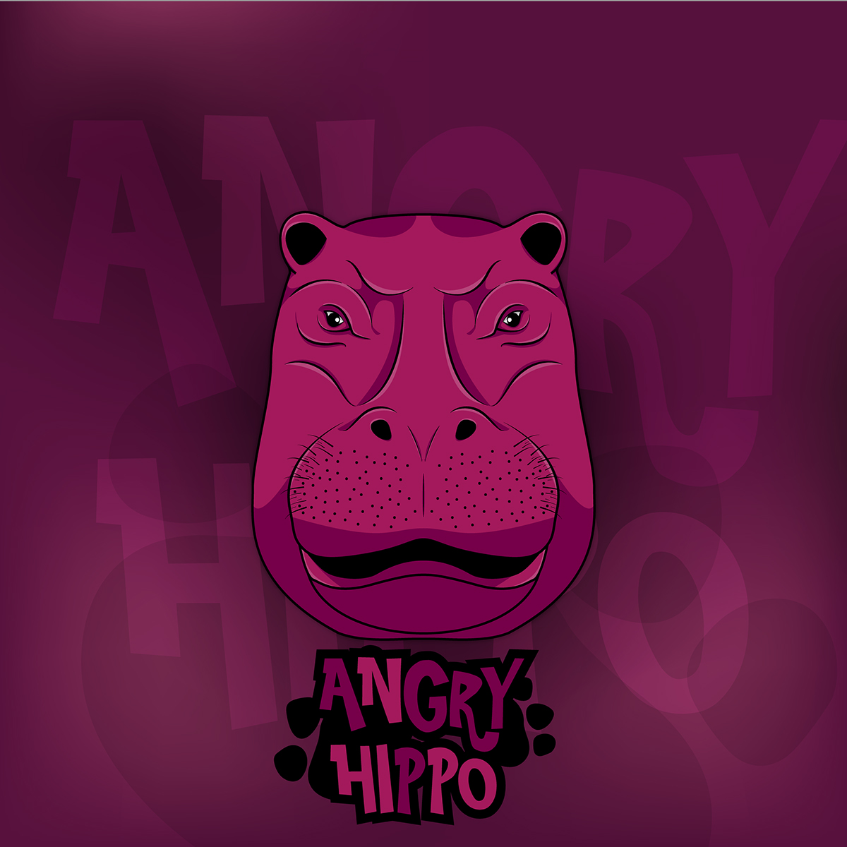animals angry vector
