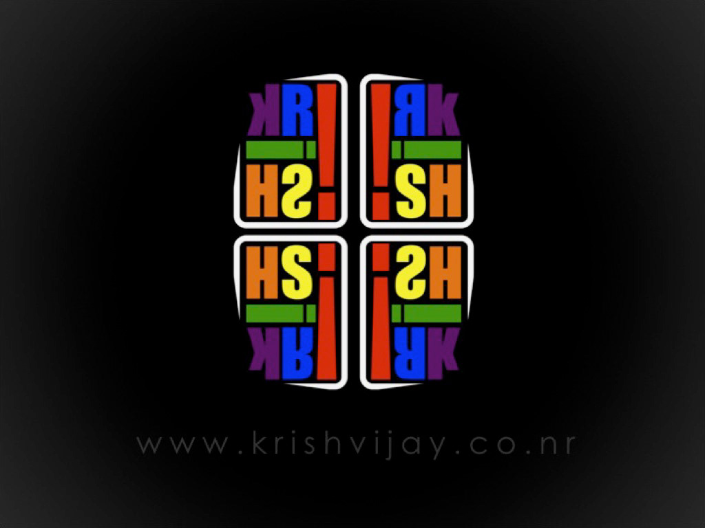 Krish ambigram logo