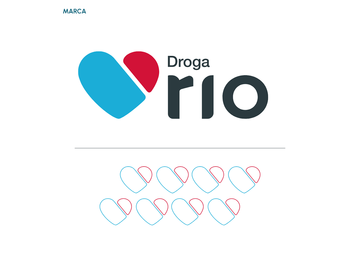 Drogaria Brandin marca brand identity logo graphic design  Branding design