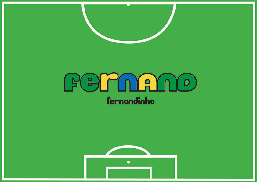 soccer Players Surnames copywriter Brazil Croatia denmark Serbia sport graphic