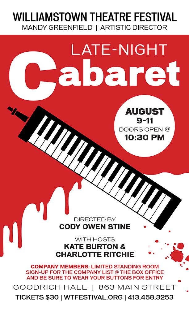 Theatre Poster Design Melodica cabaret sweeney todd poster Digital Art  program design graphic design  drama