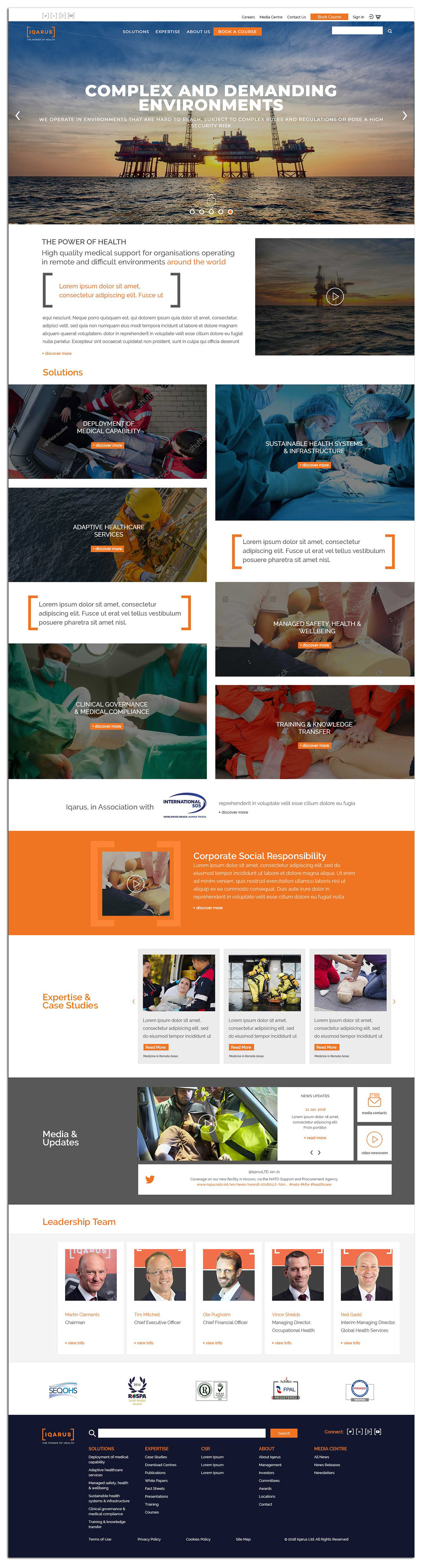 Web Design  Website healthcare website corporate website Responsive Design