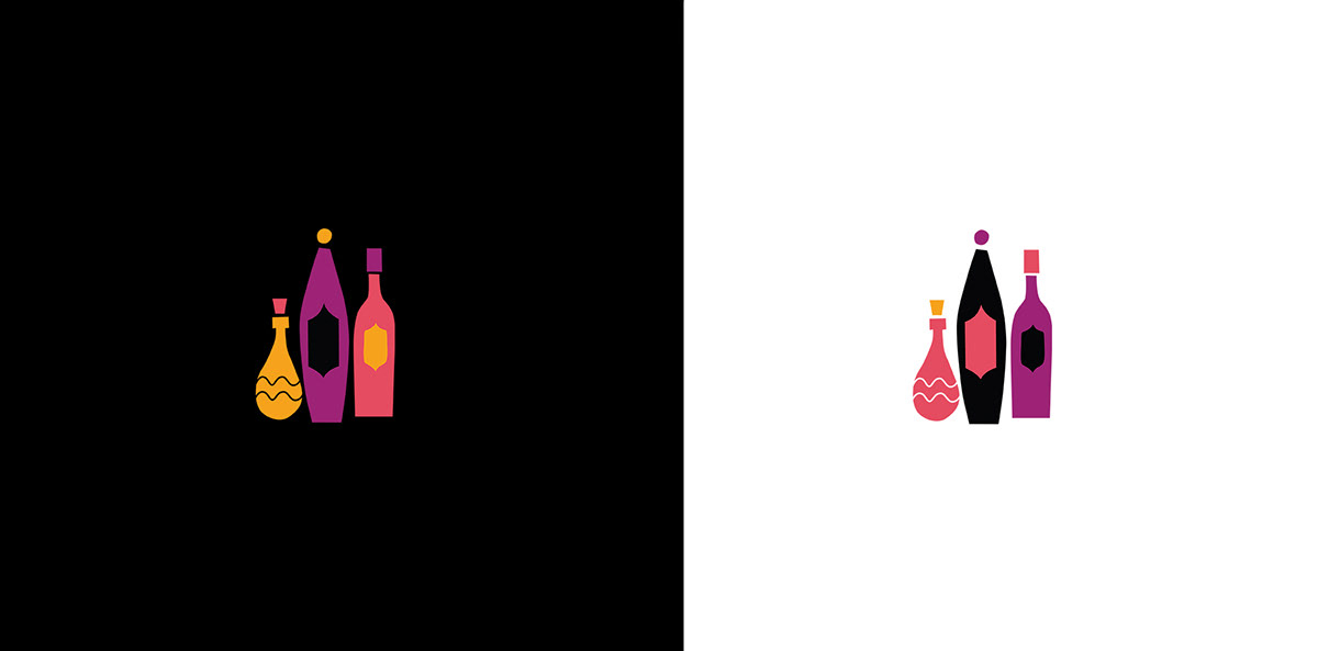 bebidas identidad Logotipo marca vino alcohol distribuidora