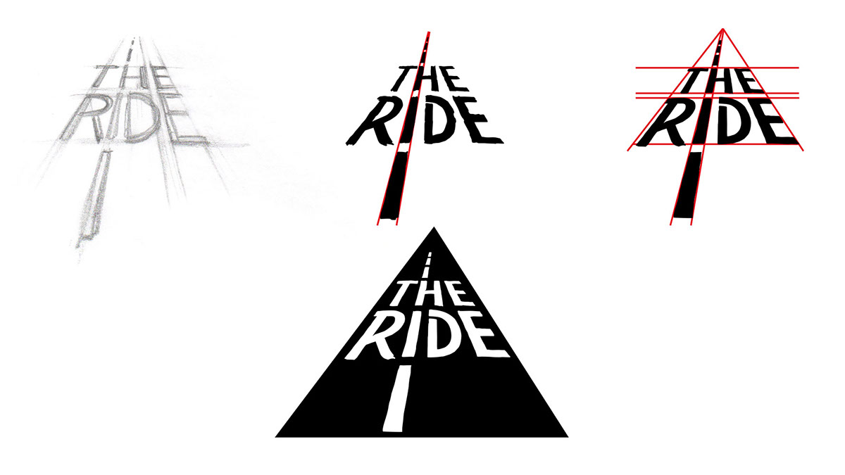 Mtv the ride Opening Title opening sequence city cityscape neon lights night Animated Logo