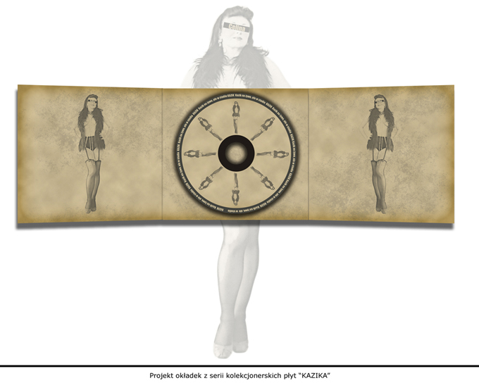 digipack grafika okładki postać Kobieta