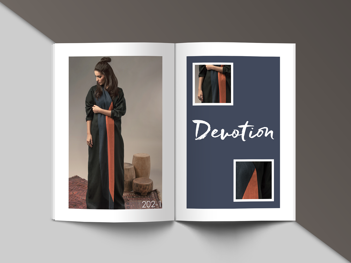 abaya design design fashion design Photo Retouching Lookbook Collection Layout minimal Nature Bookdesign
