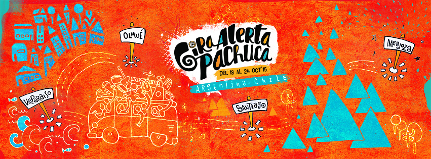 Alerta Pachuca ilustracion bailarines dancers fiesta pachuca flyer lettering