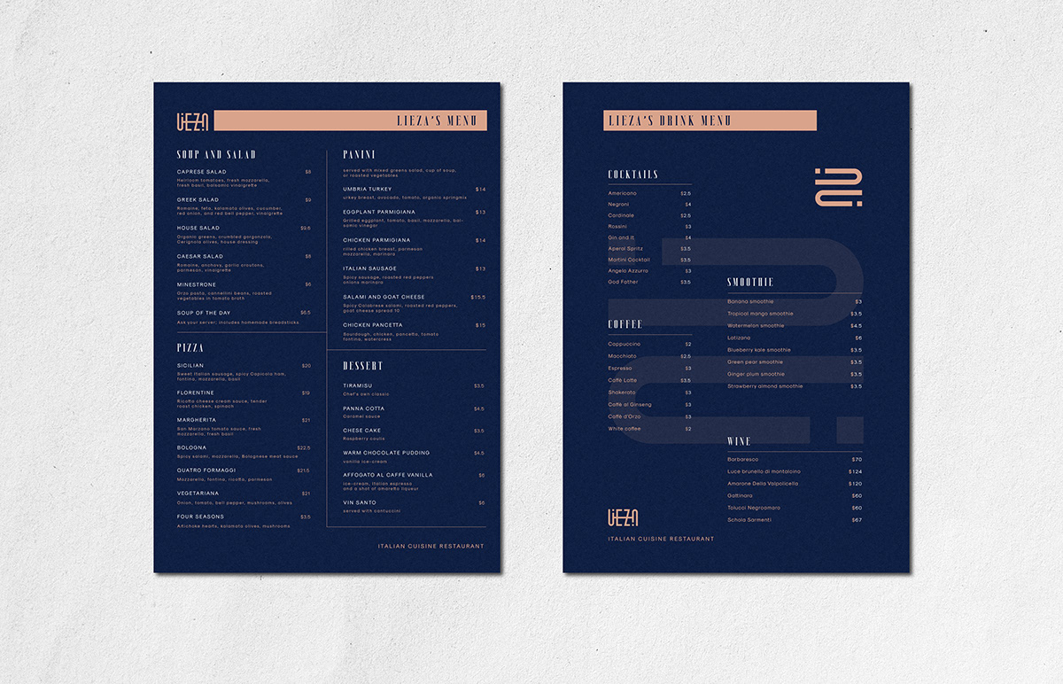 logo minimal restaurant Visual indentity Restaurant Branding luxury restaurant menu