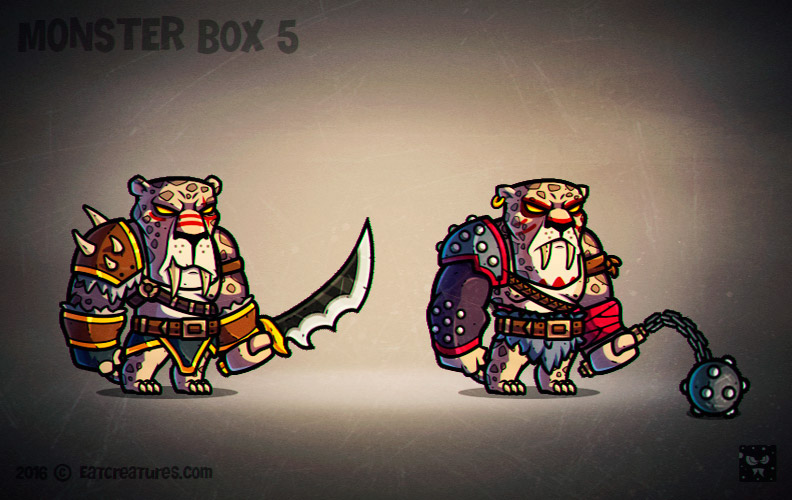 Monster Art-box 5 Characters on Behance