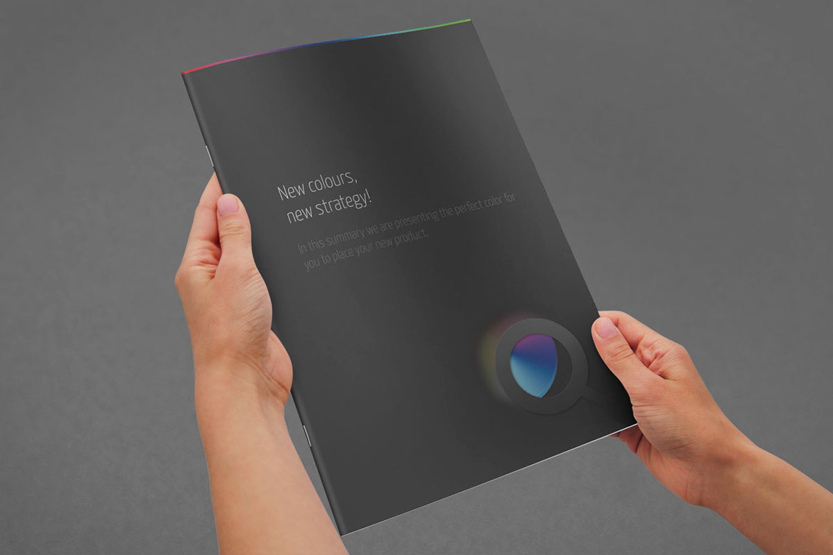 color colour Proposal product services service brochure Client successfully clean color wheel