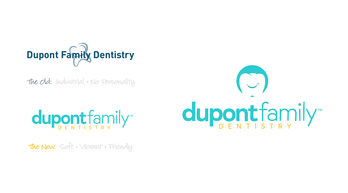 Dupont Family Dentistry dental Family Dentist Dr Diehl Diehl logo tooth molar Fallback Media brand identity