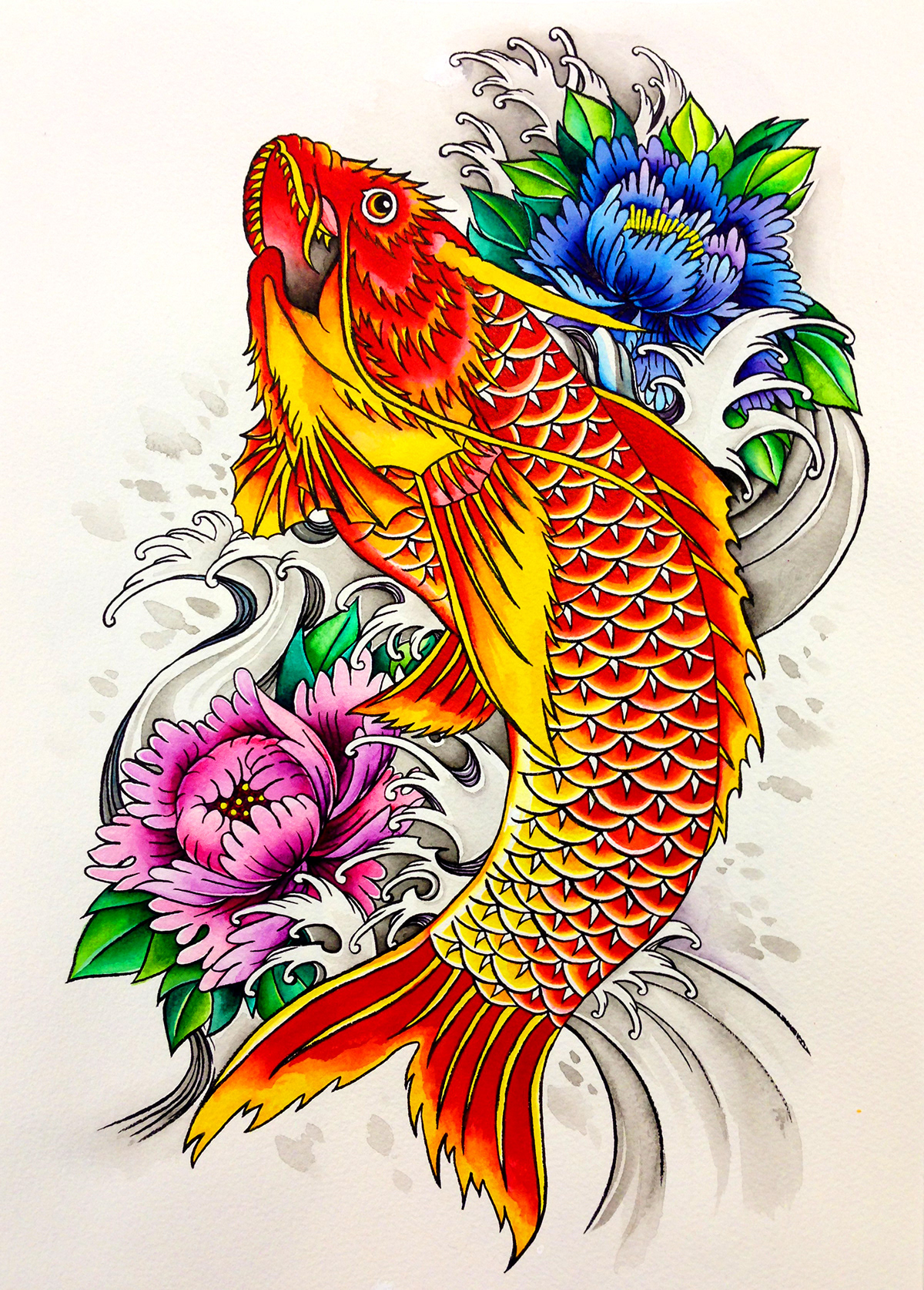 KOI FISH tattoo