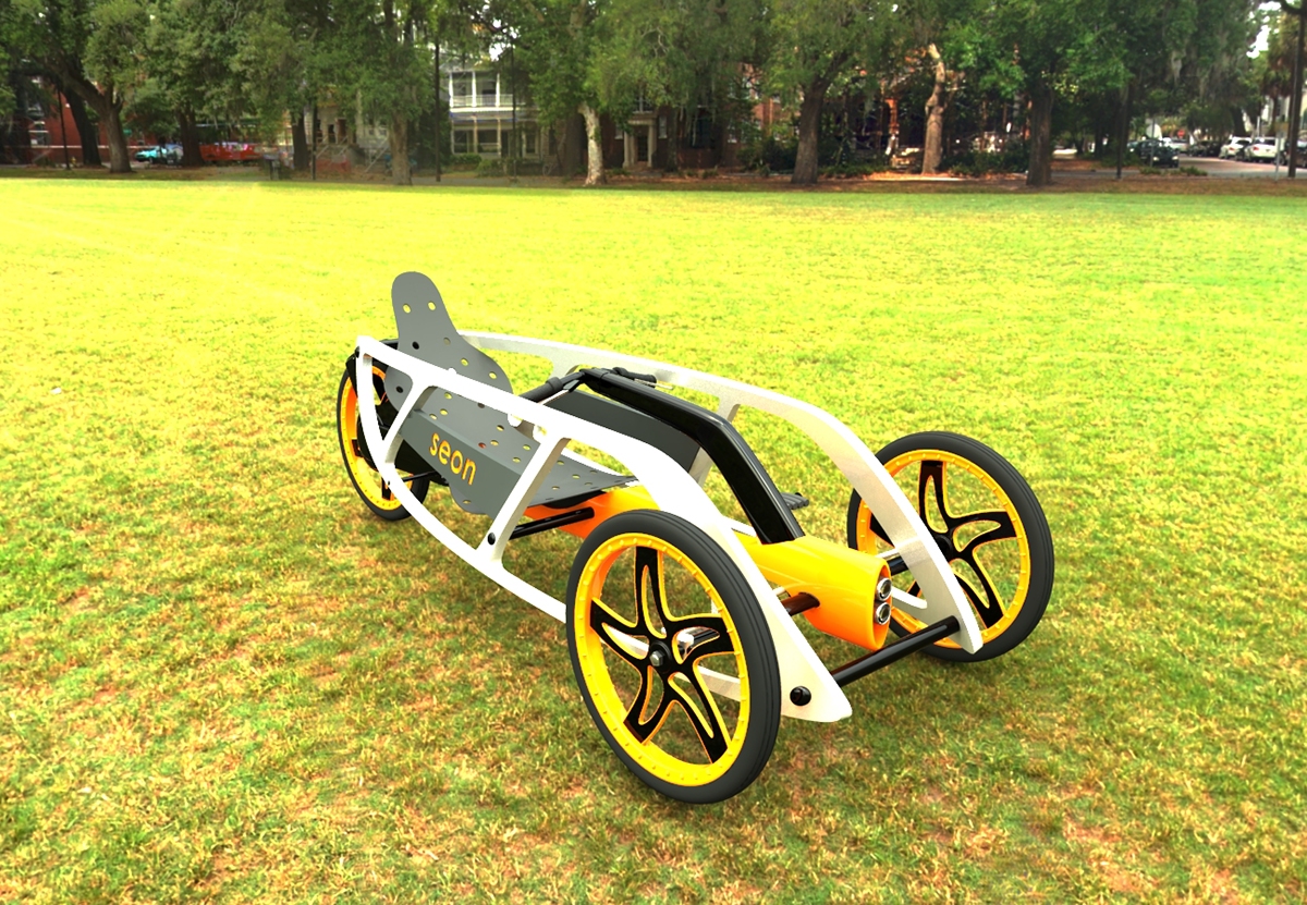 trike  bike 3d modeling 3D model bike design trike design Bike