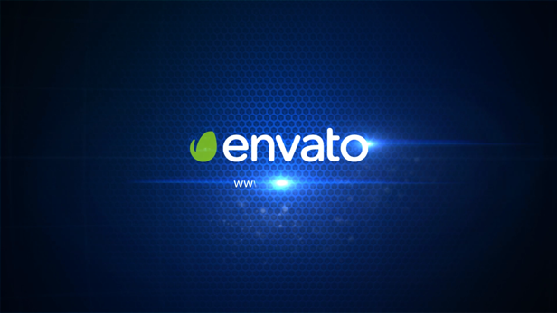 envato videohive template hi-tech HUD logo reveal sci-fi digital numbers