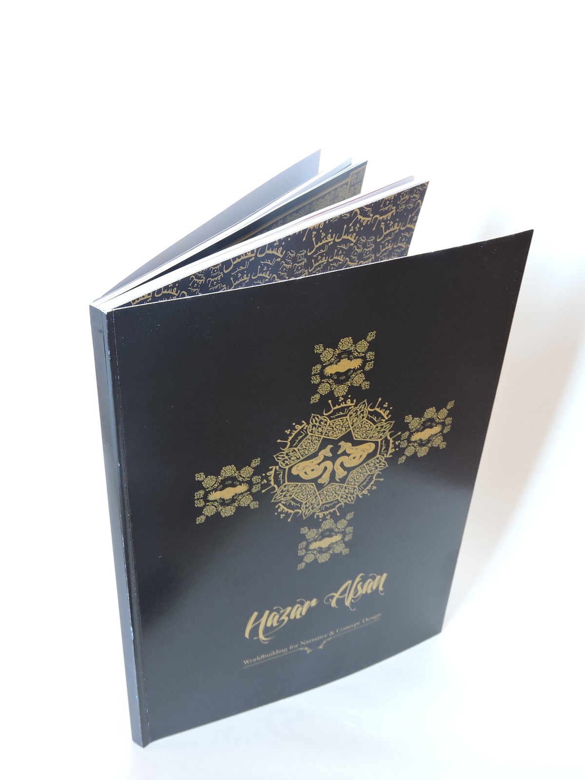 patternwork pattern middle eastern arabic sigil book Icon chapter dividers gold ink overprint metallic