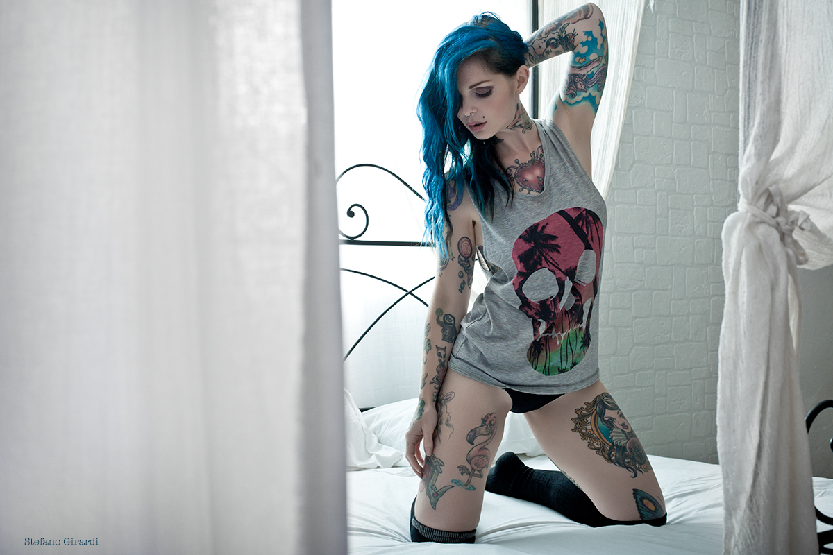 RIA riae suicidegirl model modella fotografo glamour Tattooed tattoo ink inked