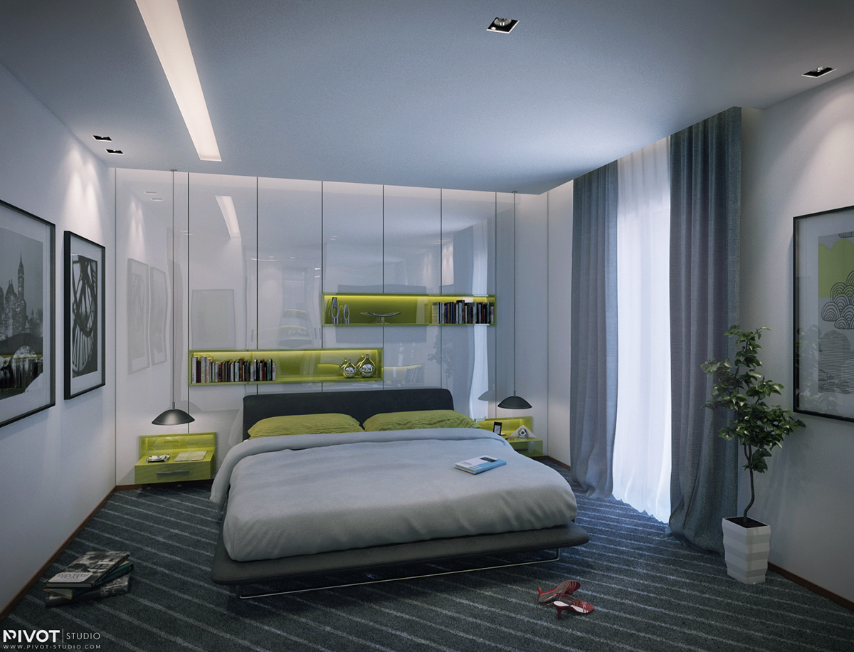apartment Beirut 3ds max Interior design vray modern contemporary visualization
